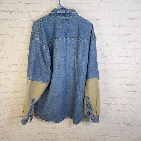 Men's Columbia button-down denim jacket, size XL - Picture 3 of 3